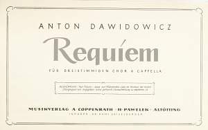 Dawidowicz: Requiem (dMoll)