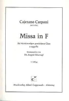 Carpani: Missa in F (FDur)