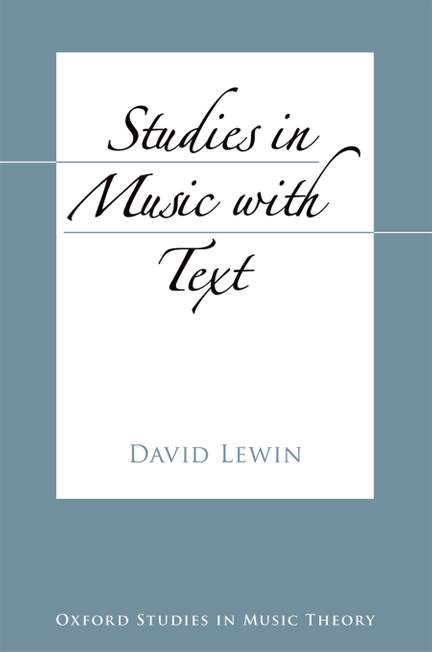 Studies in Music with Text