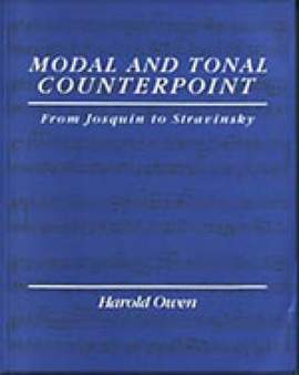 Modal and Tonal Counterpoint: From Josquin to Stravinsky