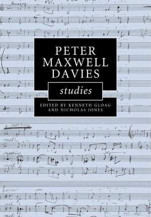 Peter Maxwell Davies Studies