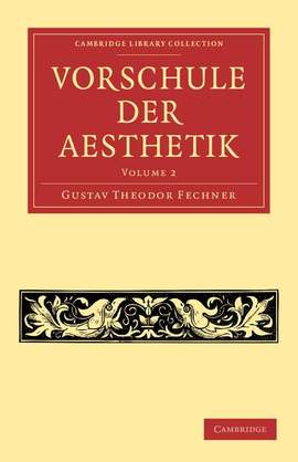 Vorschule der Aesthetik Volume 2