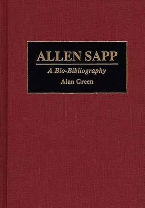 Allen Sapp: A Bio-Bibliography