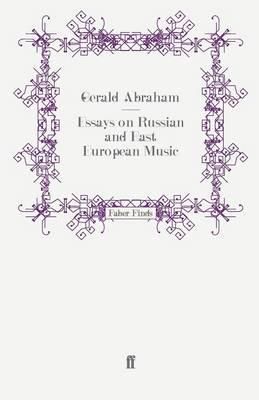 Essays on Russian and East European Music