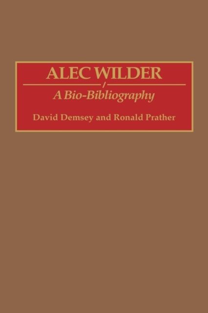 Alec Wilder: A Bio-Bibliography