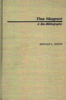 Thea Musgrave: A Bio-Bibliography