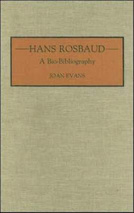Hans Rosbaud: A Bio-Bibliography
