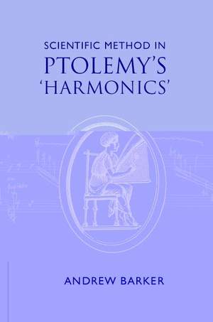 Scientific Method in Ptolemy's  Harmonics 