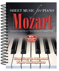 Mozart: Sheet Music for Piano: From Easy to Advanced; Over 25 masterpieces