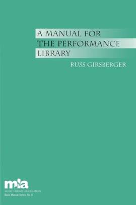 A Manual for the Performance Library
