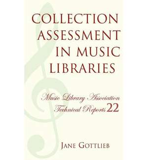 Collection Assessment in Music Libraries