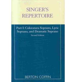 The Singer's Repertoire, Part I