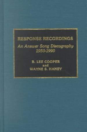 Response Recordings: An Answer Song Discography, 1950-1990
