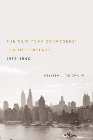 The New York Composers' Forum Concerts, 1935-1940