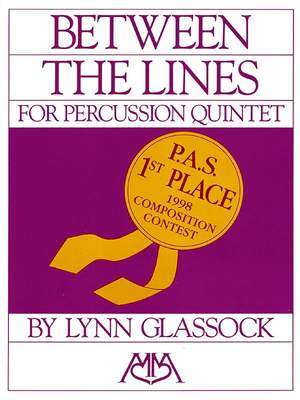 Between the Lines for Percussion Quintet: Difficult
