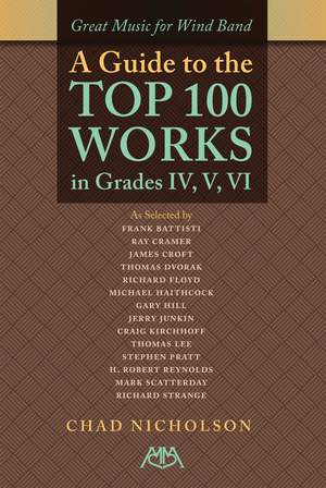 Great Music for Wind Band: A Guide to the Top 100 Works in Grades Iv, V, vi