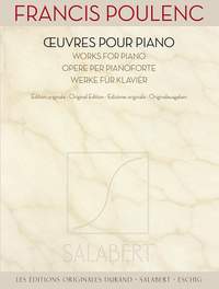 Francis Poulenc: Works for Piano