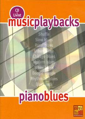 Music Playbacks CD : Piano Blues
