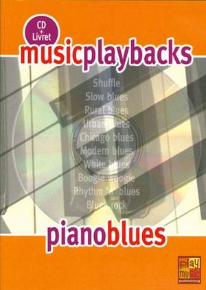 Music Playbacks CD : Piano Blues