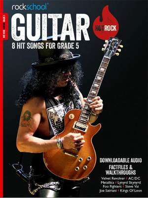Rockschool: Hot Rock Guitar - Grade 5 (Book/Audio Download)