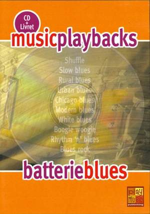 Music Playbacks CD: Batterie Blues