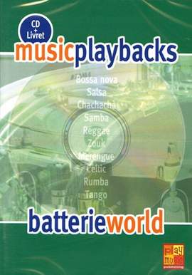 Donald P. Moore: Music Playbacks CD : Batterie World