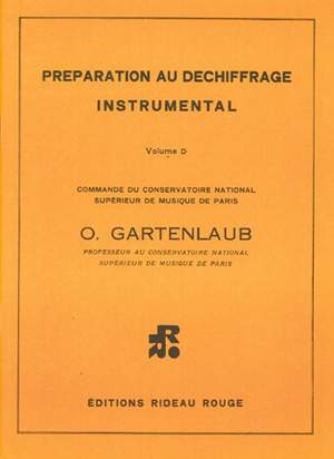 Odette Gartenlaub: Préparation au déchiffrage instrumental - Vol D