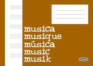 Quaderno Di Musica (Block, Cahier De Musique)