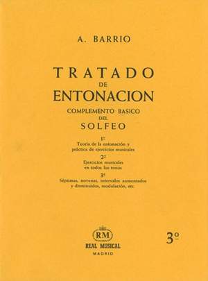 Adelino Barrio: Tratado de Entonación, 3°