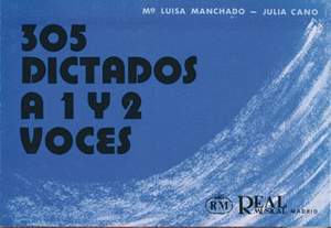 Julia Cano_María Luisa Manchado: 305 Dictados a 1 y 2 Voces