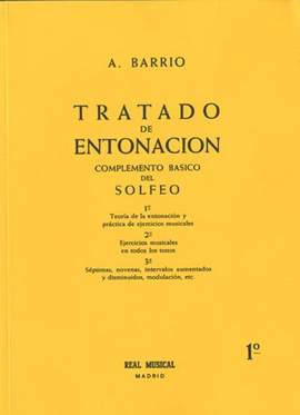 Adelino Barrio: Tratado de Entonación, 1°