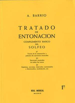 Adelino Barrio: Tratado de Entonación, 1°