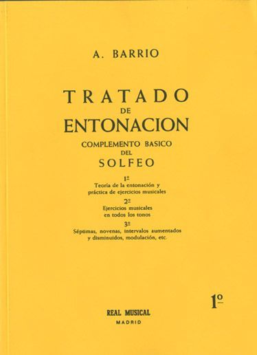 Adelino Barrio: Tratado de Entonación, 1°