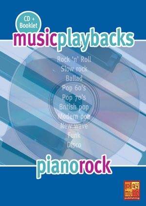 Music Playbacks CD : Piano Rock
