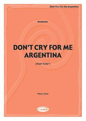 Madonna: Don’t Cry for Me Argentina