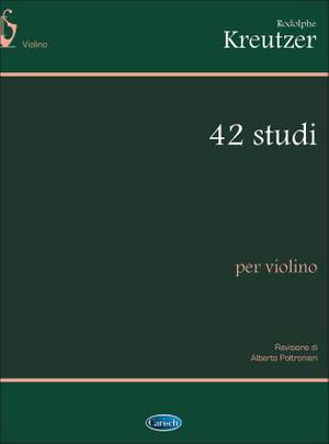 Rudolf Kreutzer: 42 Studi Per Violino (Poltronieri)