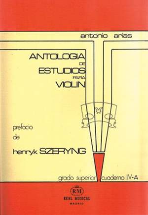 Antonio [Padre] Arias: Antología de Estudios para Violín Vol. 4a