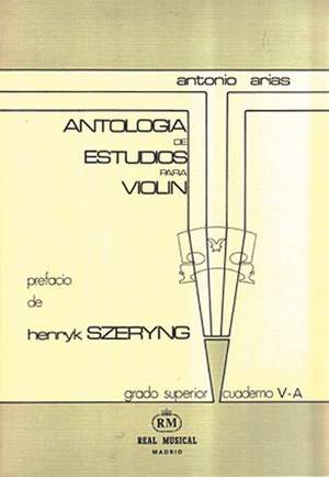 Antonio [Padre] Arias: Antología de Estudios para Violín Vol. 5a