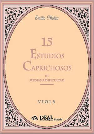 15 Estudios Caprichosos de Mediana Dificultad