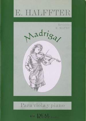 Ernesto Halffter: Madrigal para Viola y Piano
