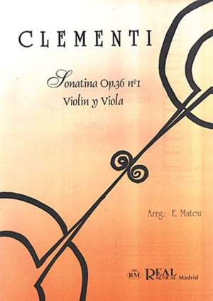 Sonatina Op.36 No.1, para Violín y Viola
