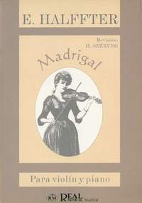 Ernesto Halffter: Madrigal, para Violín y Piano