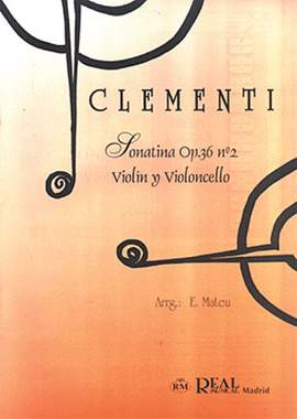 Muzio Clementi: Sonatina Op.36 No.2, para Violín y Violoncello