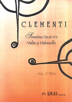 Sonatina Op.36 No.2, para Violín y Violoncello