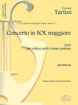 Giuseppe Tartini: Tartini Volume 11: Concerto in C Major D83