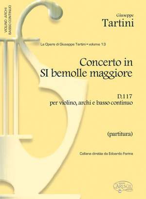 Giuseppe Tartini: Concerto in Si bem. D117
