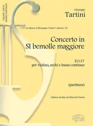 Giuseppe Tartini: Concerto in Si bem. D117