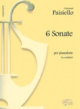 Giovanni Paisiello: 6 Sonate Per Piano O Cembalo