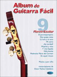 Caballero: Album De Guitarra Facil No 09 Manolo Escobar