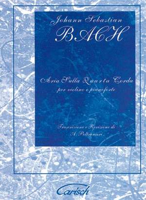 Johann Sebastian Bach: Aria Sulla 4A Corda Per Violino E Piano